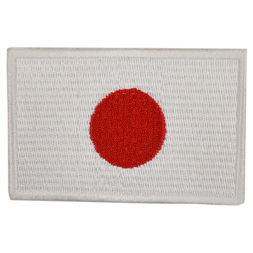 Parche textil bandera de Japón 8 x 5 cm