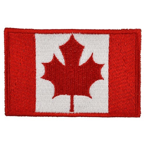 Parche con la bandera de Canadá, colorido, aprox. 50 x 75 mm