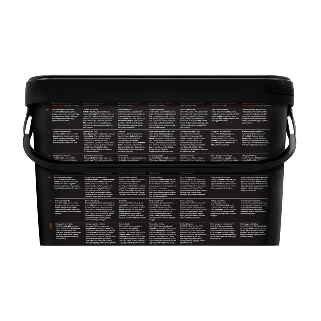 Caja de comida liofilizada 21 raciones WEEKPACK ALPHA