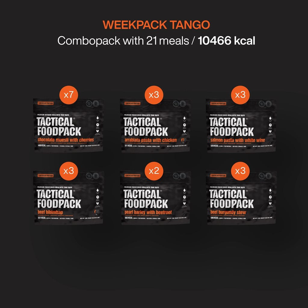 Comida deshidratada WEEKPACK TANGO 21 raciones - foto del producto
