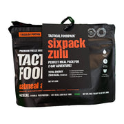 Paquete SIXPACK ZULU de 6 comidas liofilizadas veganas Tactical Foodpack