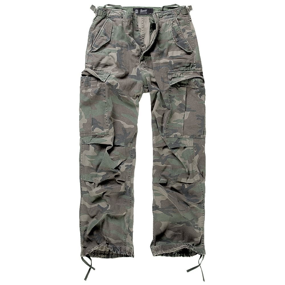 Pantalones M65 vintage WOODLAND Brandit con bolsillos cargo