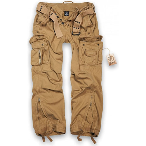 Pantalones Royal Vintage KHAKI de Brandit - corte suelto en algodón de alta calidad