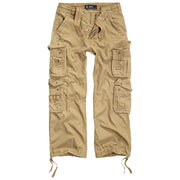 Pantalones PURE vintage KHAKI con bolsillos laterales tipo bolsa