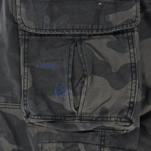 Pantalones PURE vintage con bolsillos laterales tipo cargo, corte holgado y algodón de alta calidad