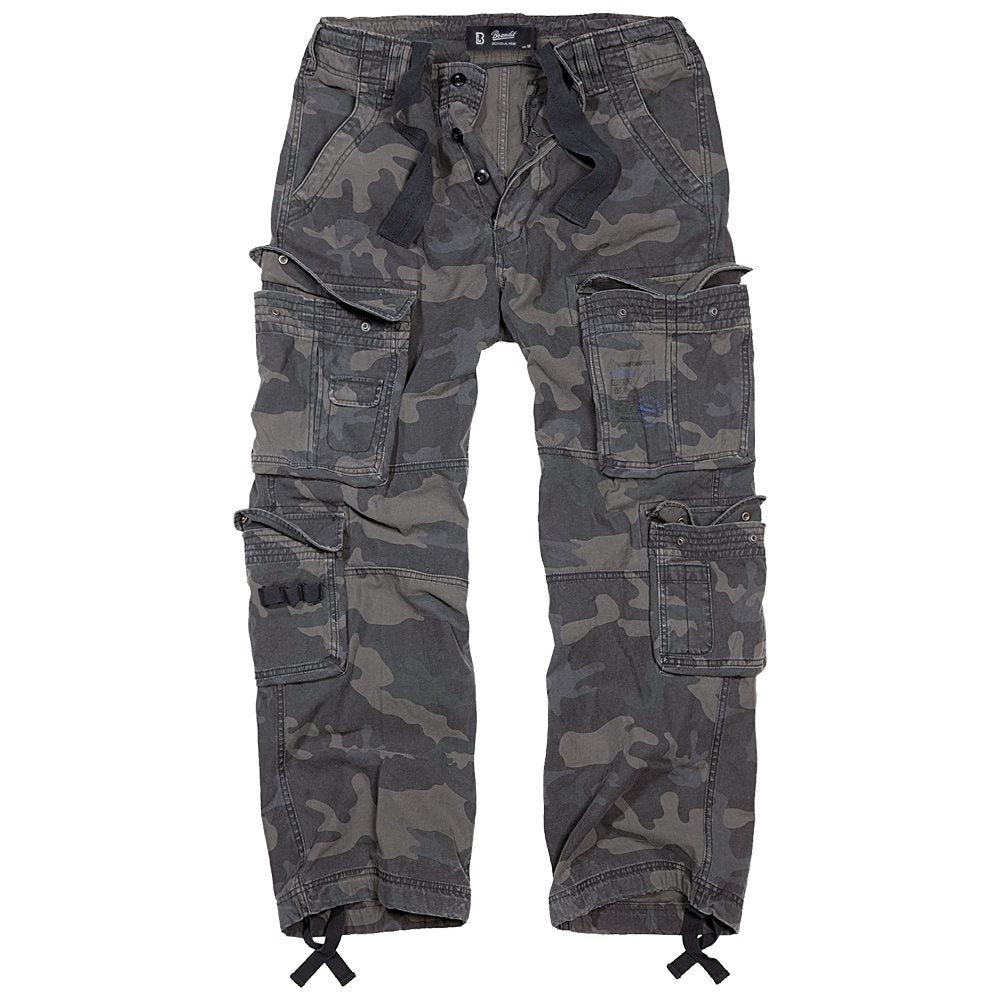Pantalones PURE vintage con bolsillos laterales tipo cargo, corte holgado y algodón de alta calidad