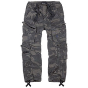 Pantalones PURE vintage con bolsillos laterales tipo cargo, corte holgado y algodón de alta calidad