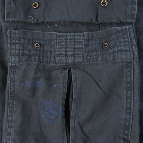Pantalones PURE Vintage antracita con bolsillos laterales tipo parche
