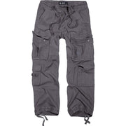 Pantalones PURE Vintage antracita con bolsillos laterales tipo parche