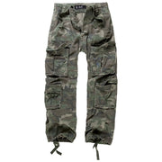 Pantalones PURE vintage WOODLAND con bolsillos laterales y camuflaje