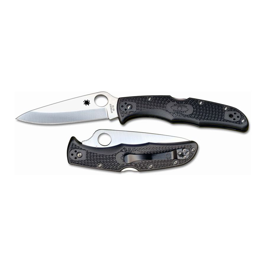 Navaja Spyderco Endura 4 negro, hoja VG-10 96 mm, mango FRN