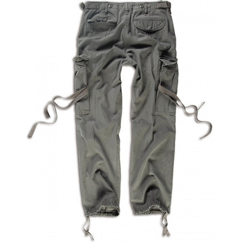 Pantalones M65 mujer verdes - corte holgado y bolsillos con solapa