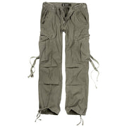 Pantalones M65 mujer verdes - corte holgado y bolsillos con solapa
