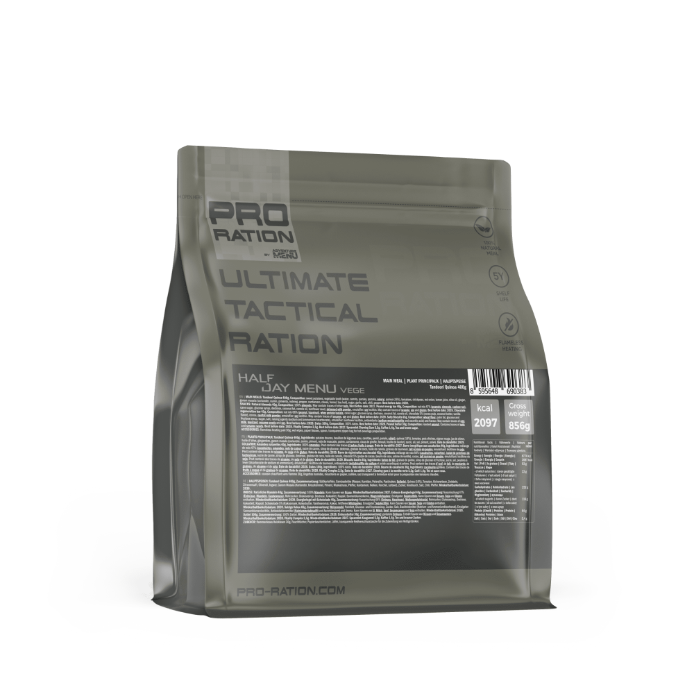 Ultimate Tactical Ration Half Day Menu Vege