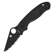 Navaja plegable PARA™ negra con hoja dentada CTS BD1N de 7,4 cm