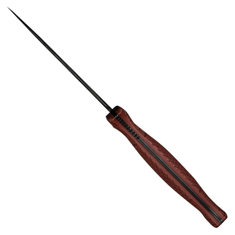 Cuchillo PERFRICO BURGUNDY con funda kydex negra y cordón de seguridad