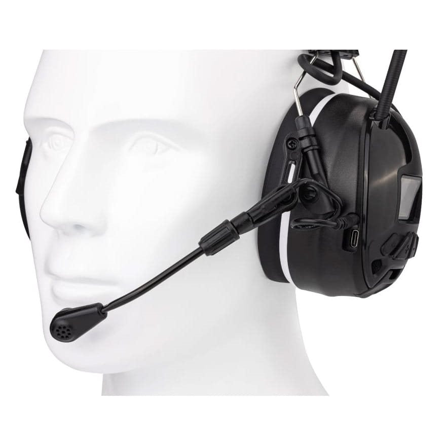 Auriculares protectores M300T negros con Bluetooth y radio FM
