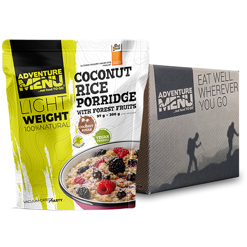 Gachas de Arroz con Coco y Frutos del Bosque 97 g ADM