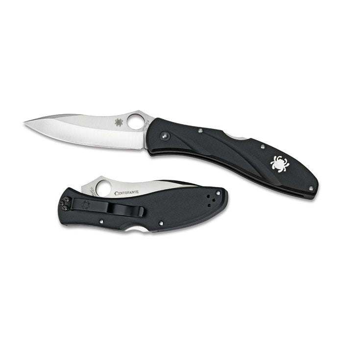 Navaja plegable Spyderco Centofante 3 hoja VG-10 mango FRN clip extraible 19,2 cm