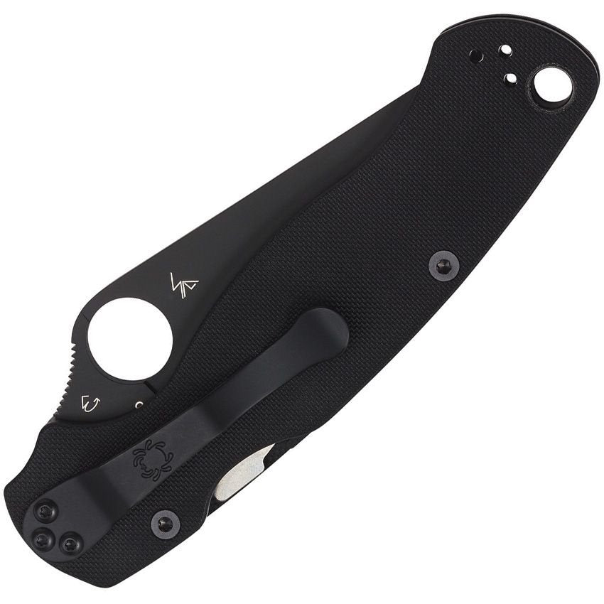 Navaja plegable PARA MILITARY 2 negra, hoja CPM S45VN 8,7 cm, mango G-10