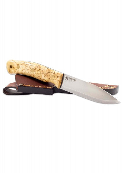 Cuchillo forestal sueco No.10, abedul Maser, Casström CA-13104 - Espadas y Más