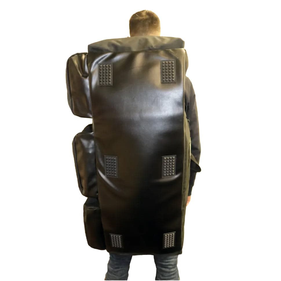 Bolsa resistente Deployment 1000D 85 L negra con 5 bolsillos