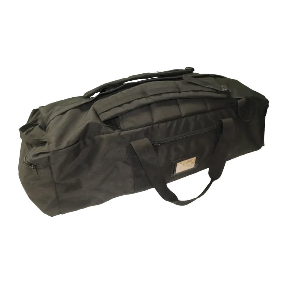 Bolsa resistente Deployment 1000D 85 L negra con 5 bolsillos