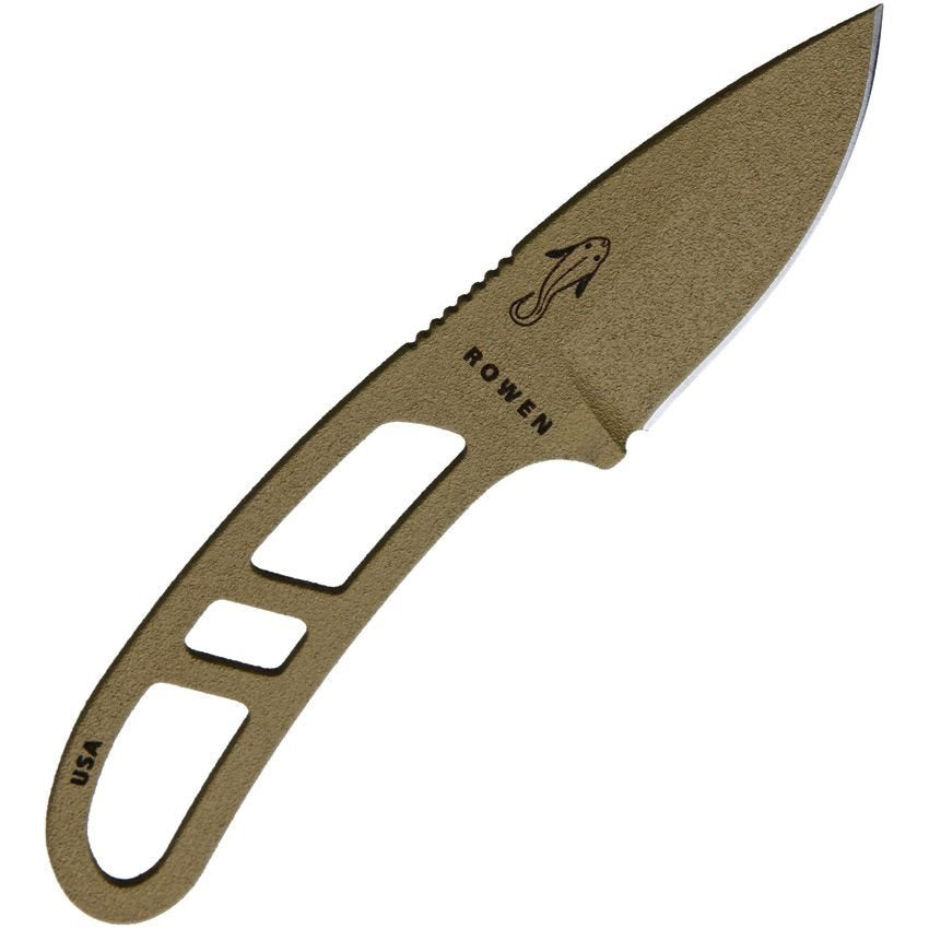 Cuchillo CANDIRU con kit survival Dark Earth con paracord, cierre, anillas, mosqueton, silbato y pedernal