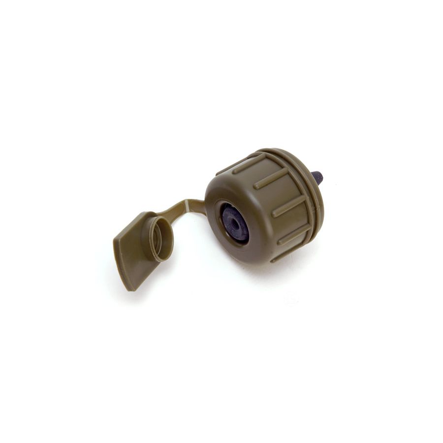 Tapón NBC con adaptador para máscara antigás para botellas US 1 y 2 Qt, rosca NATO 28 mm