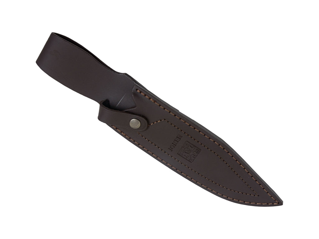 CUCHILLO ARABE CON PUÑO EN MADERA DE BUBINGA-ZAMAK Y HOJA DE 16 CM CB88-B - Espadas y Más