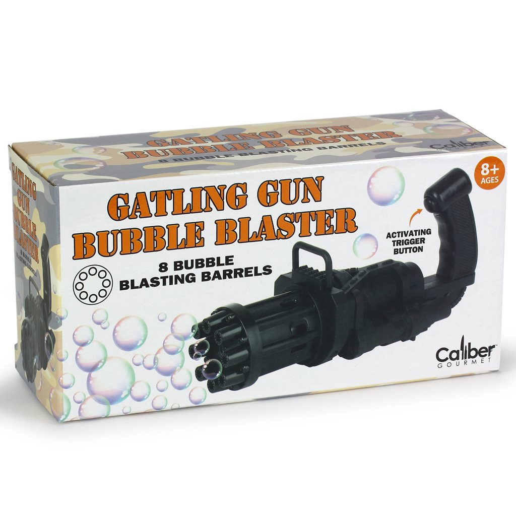Soplador de burbujas GATLING con diseño de ametralladora - imagen del producto