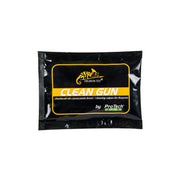 Toallita limpiadora CLEAN GUN para armas, impregnada con lubricante anticorrosión, color negro