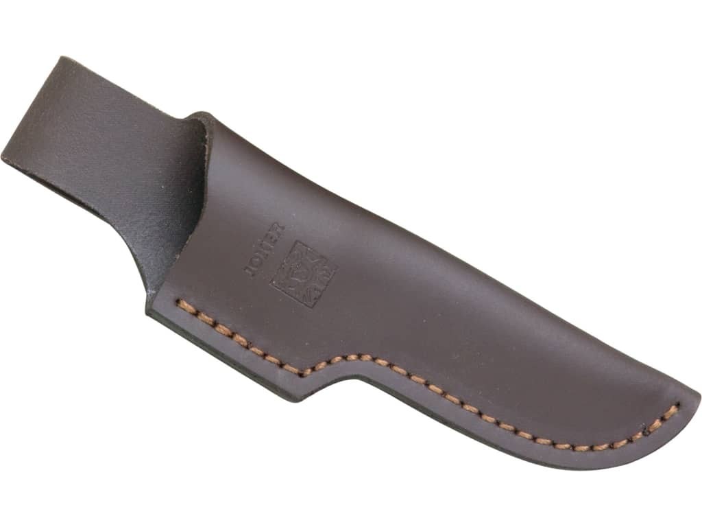 Imagen de Cuchillo De Monte Joker Luchadera, Mango Punta Asta De Ciervo, Hoja De 9 Cm. Funda De Cuero CC68 parte de nuestra colección en Espadas y más, sitio oficial.