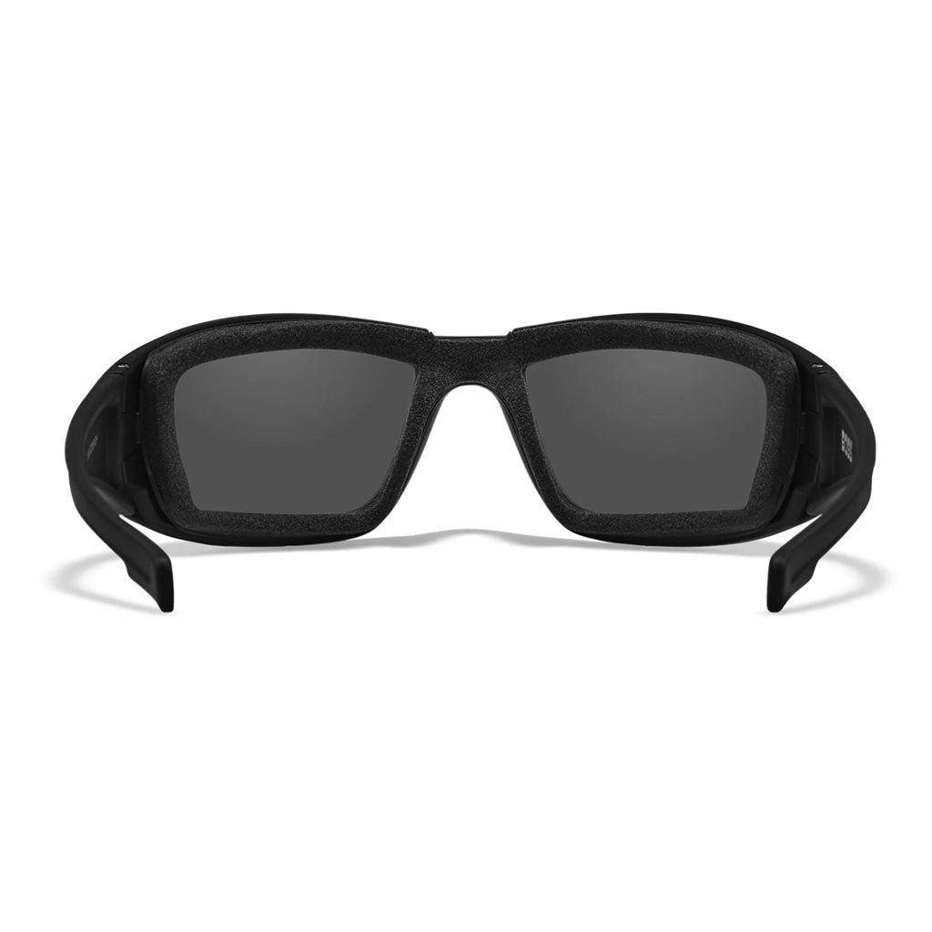 Gafas de tiro WX BOSS CAPTIVATE montura negra lentes Silver Flash