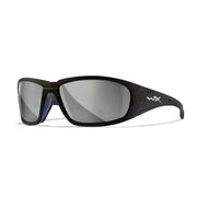 Gafas de tiro WX BOSS CAPTIVATE montura negra lentes Silver Flash