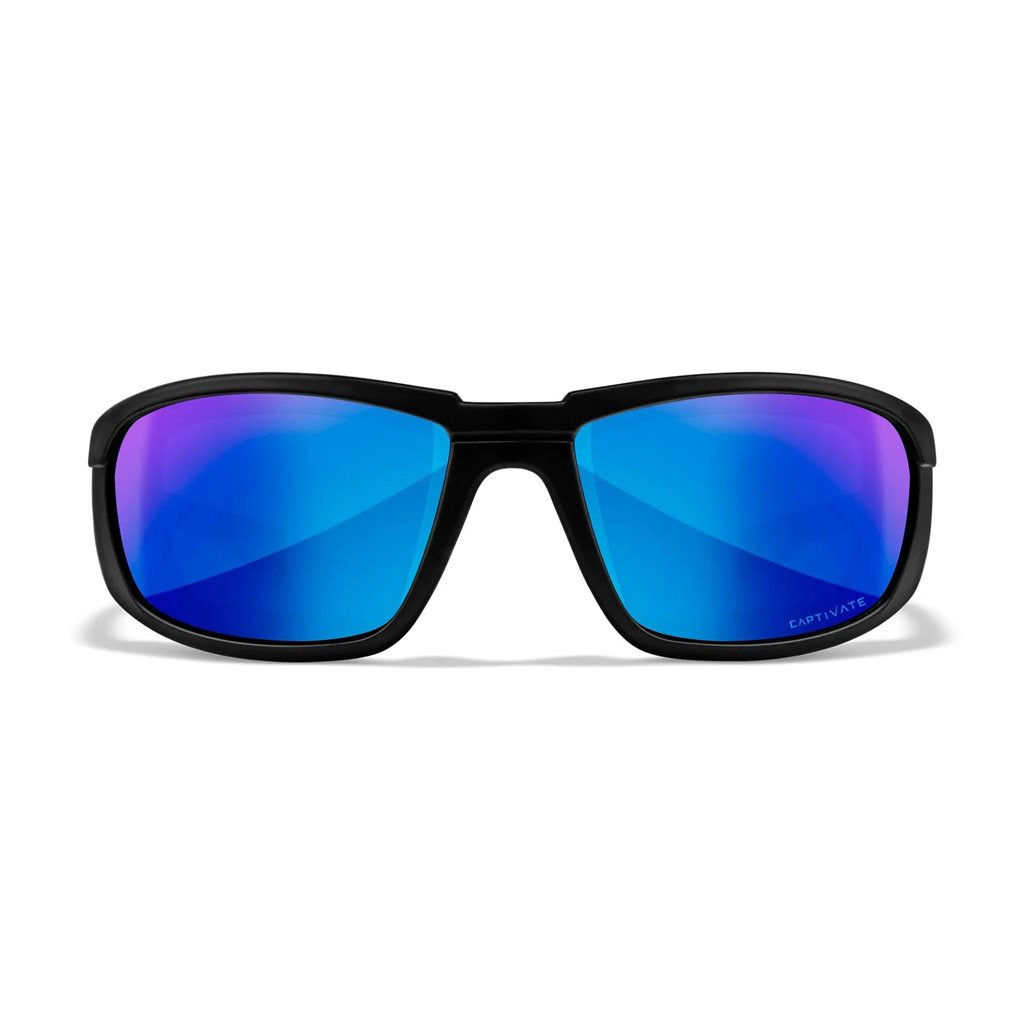 Gafas de tiro WX BOSS CAPTIVATE™ con marco negro y lentes polarizadas