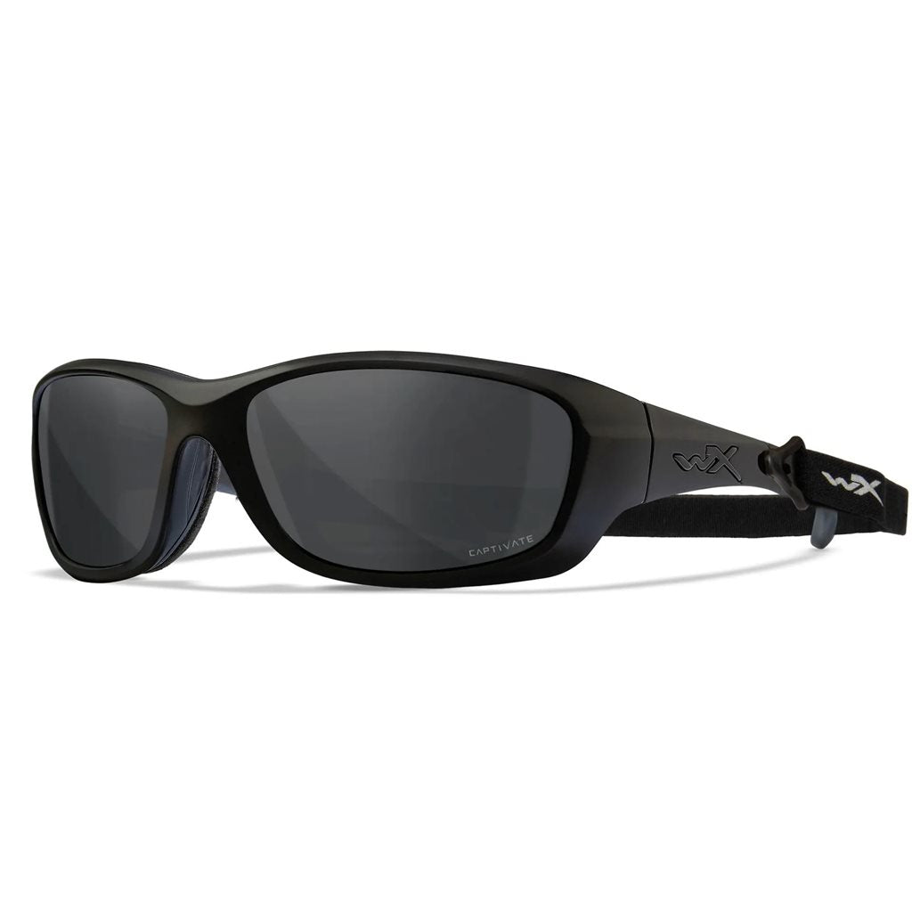 Gafas tácticas WX GRAVITY CAPTIVATE™ armazón negro con lentes polarizadas