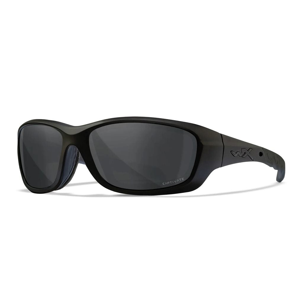 Gafas tácticas WX GRAVITY CAPTIVATE™ armazón negro con lentes polarizadas