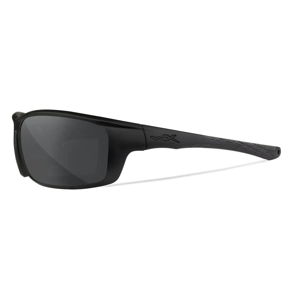 Gafas de tiro WX GRID con montura negra y lentes grises