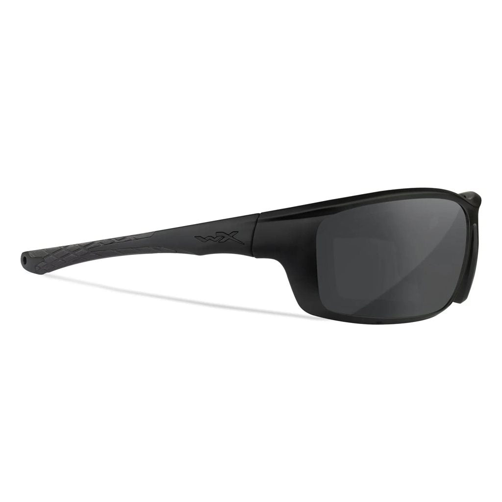 Gafas de tiro WX GRID con montura negra y lentes grises