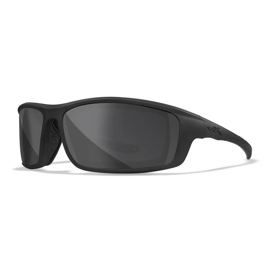 Gafas de tiro WX GRID con montura negra y lentes grises