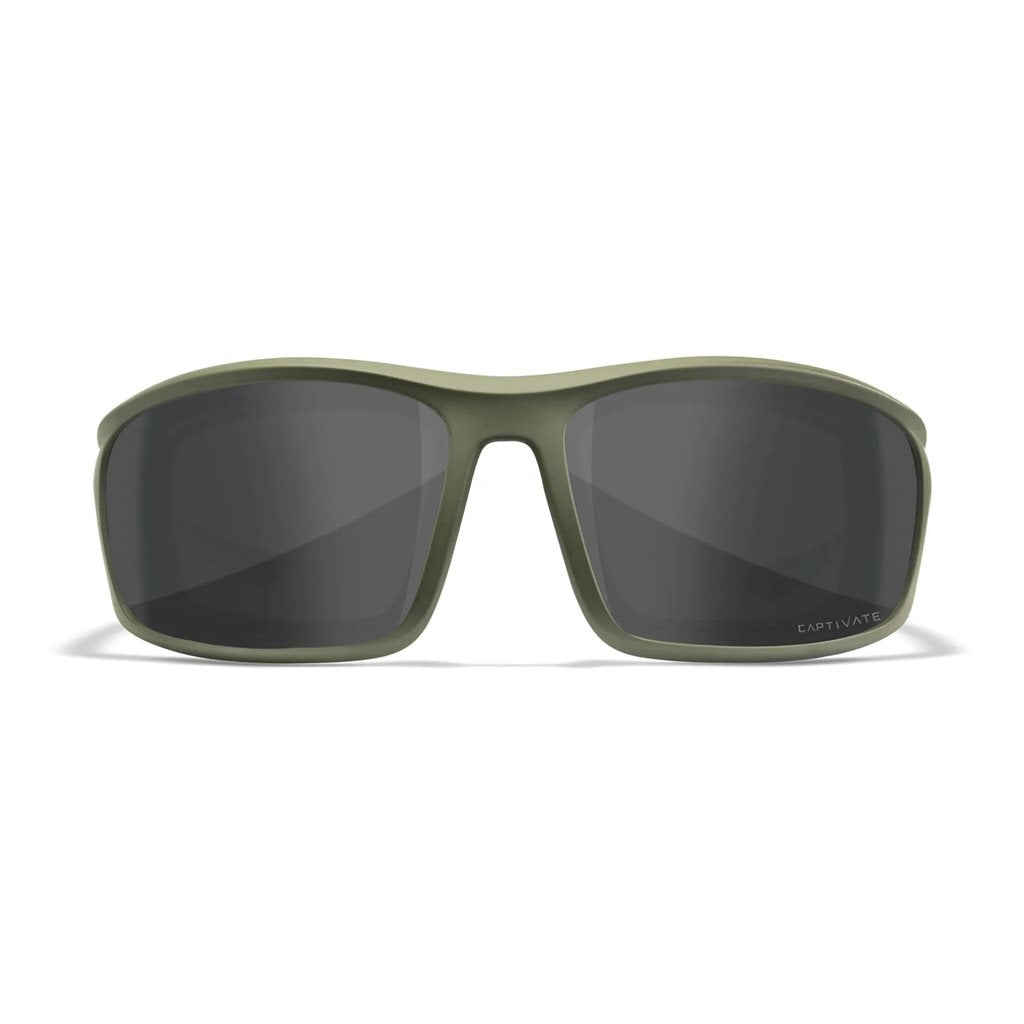 Gafas de tiro WX GRID CAPTIVATE™ marco verde lentes polarizadas