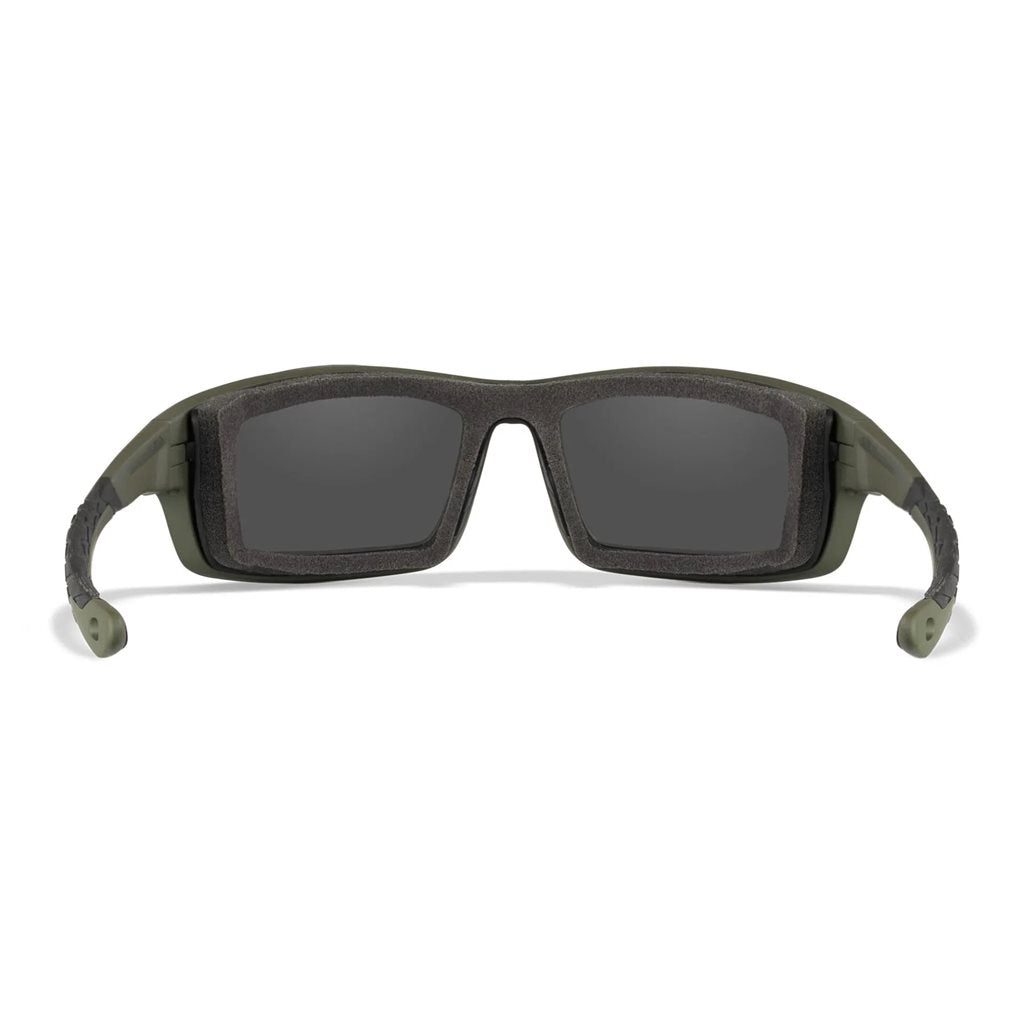 Gafas de tiro WX GRID CAPTIVATE™ marco verde lentes polarizadas