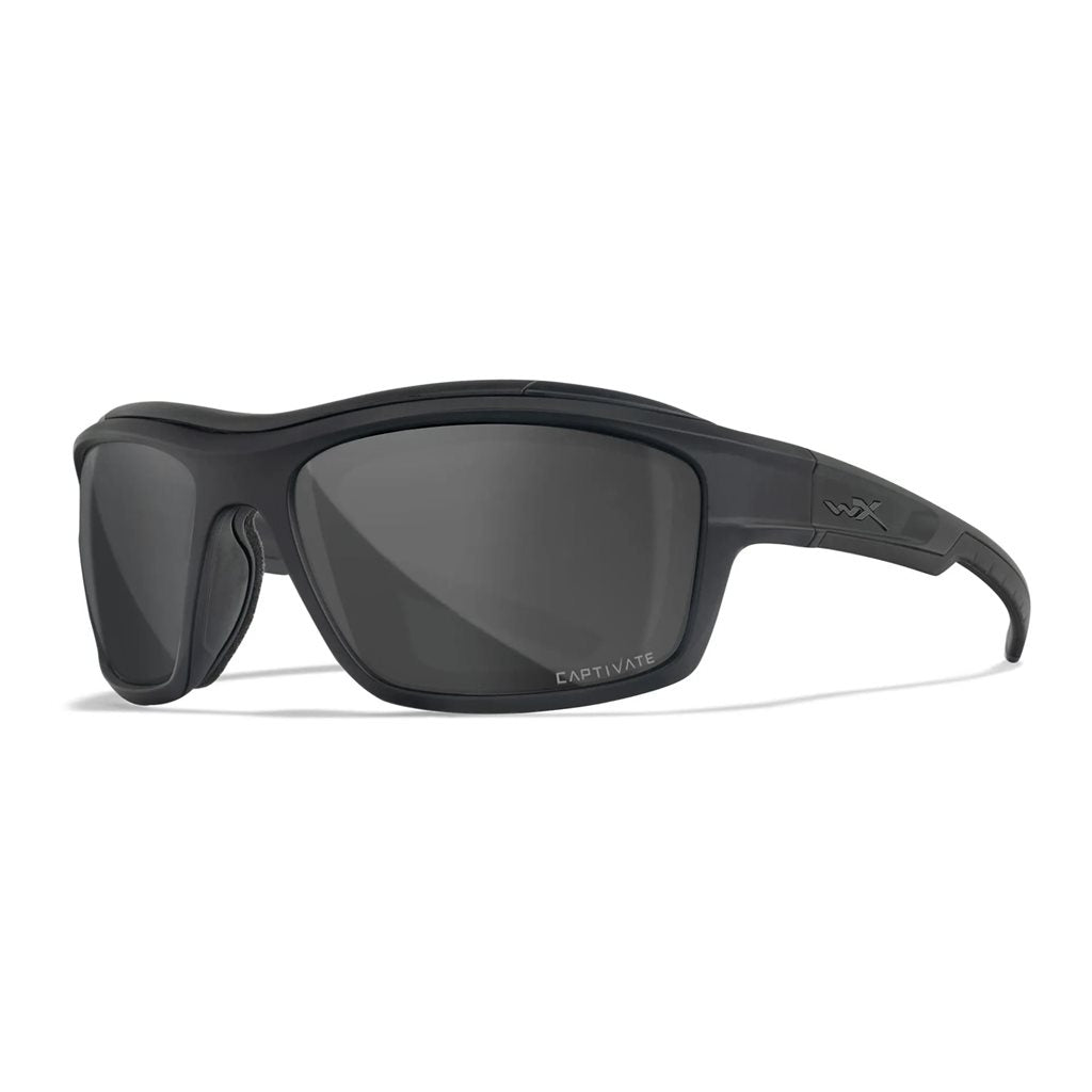 Gafas de tiro WX OZONE marco negro con lentes polarizadas CAPTIVATE™