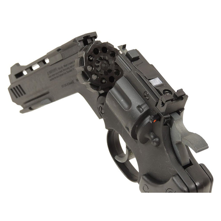 Revolver CO2 Crosman Vigilante BB 4,5 mm con tambor rotativo de 10 disparos y cañón de acero