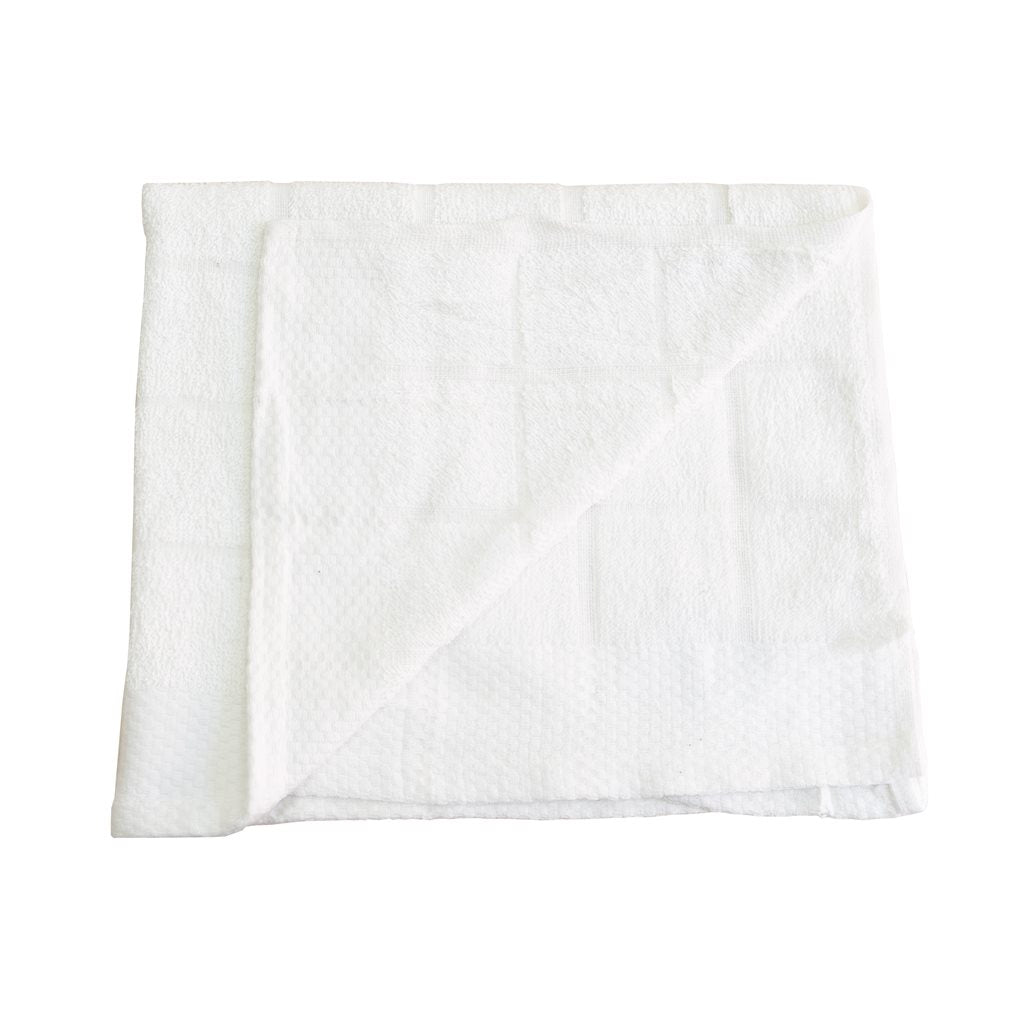 Toalla blanca italiana 110 x 65 cm, nueva, de almacenes militares