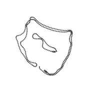 Cadenas negras US para placas identificativas, set original fabricado en EE. UU.