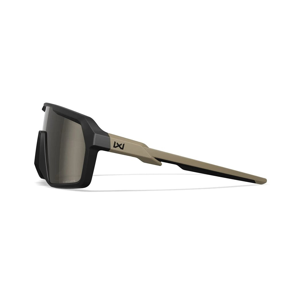 Gafas de tiro WX CITADEL CAPTIVATE™, marco negro y lentes TUNGSTEN