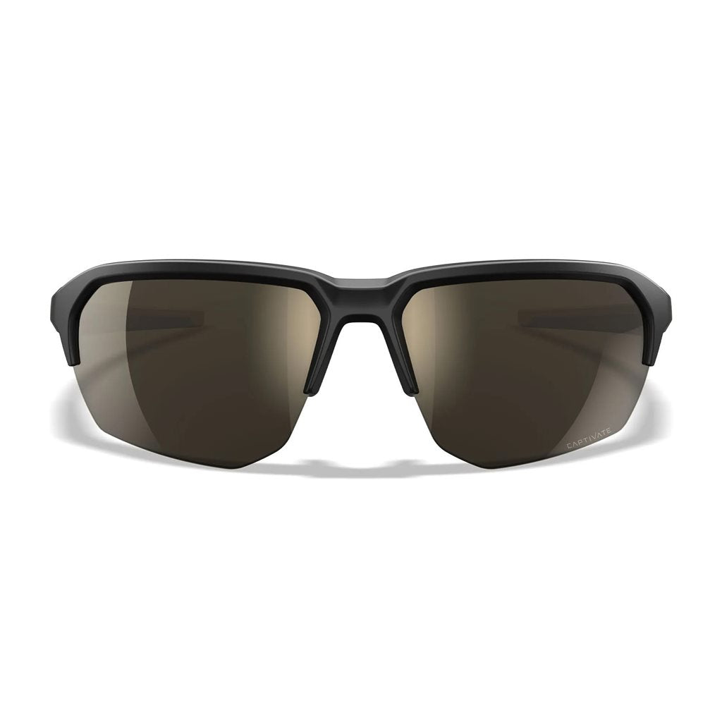 Gafas de tiro WX JAKL CAPTIVATE™ con marco negro y lentes tungsteno