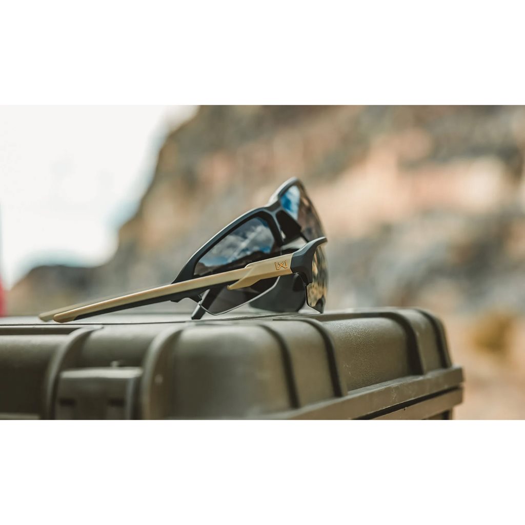 Gafas de tiro WX JAKL CAPTIVATE™ con marco negro y lentes tungsteno